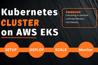 set up kubernetes cluster and deploy your application on AWS eks