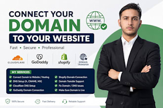 connect, point, and set up custom domains