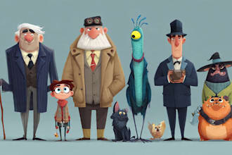 create an original cartoon character