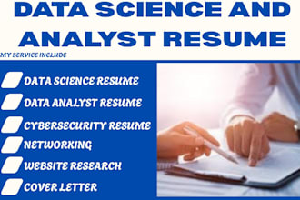 write data science and analyst resume, ats, cybersecurity, software, grc resume