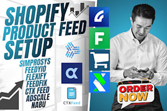 setup shopify meta feed simprosys feedyio flexify feedfix ctx feed adscale nabu