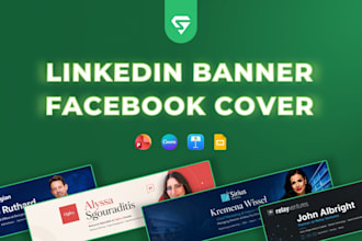 do linkedin banner, facebook cover and social media header
