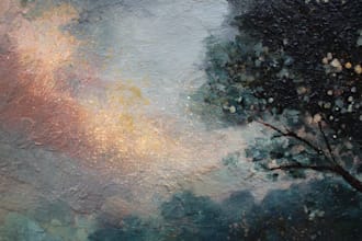unique oil painting portrait