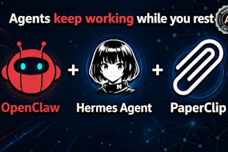 install openclaw setup, paperclip, hermes agent ai agent systems