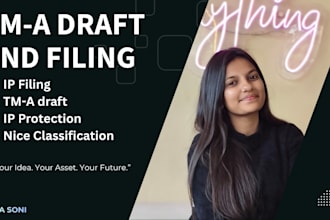 draft and file your trademark application for india