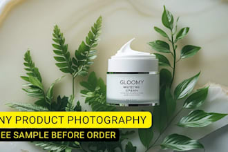 realistic product photography and mockup by using ai