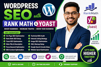do wordpress SEO with yoast and rank math plugin