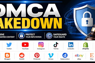send dmca takedown notice remove copyright infringements