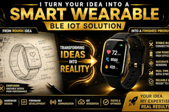 design low power ble wearable iot hardware for health and smart tracking systems