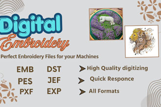 embroidery digitizing for you