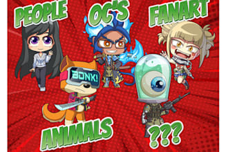 draw chibi art or chibi characters