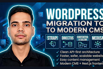 migrate your wordpress site to a modern headless cms