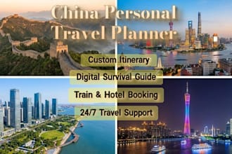be your personal travel planner and organize your whole trip to china