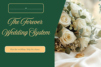 create a wedding planner system for stress free weddings