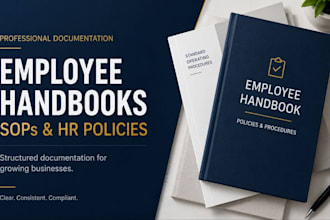 create employee handbook training manual sop HR policy company guide