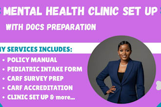 set up mental health clinic, mental health intake forms, pediatric intake form