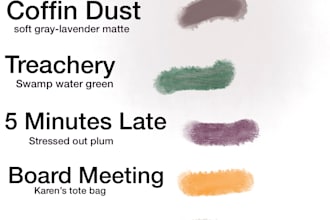create unique product names, shade names, and taglines