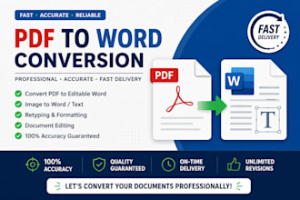convert PDF to word professionally