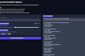 build a machine learning model for classification, prediction, or recommendation