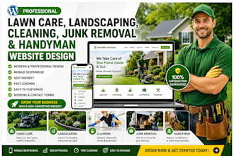 design dumpster rental website junk waste removal  website dumpster booking SEO