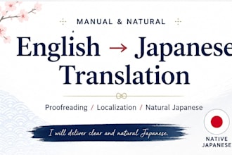proofread and localize your japanese naturally
