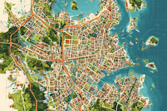 map illustration vector illustration vector map