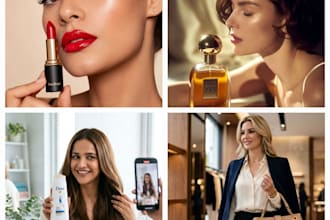 create ai product photos with models for beauty brands