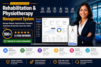 build rehabilitation and physiotherapy management system