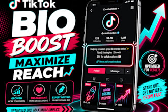 optimize your tiktok bio and profile for more reach