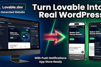 convert lovable ai to wordpress with elementor