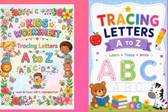 design printable tracing worksheets for kids