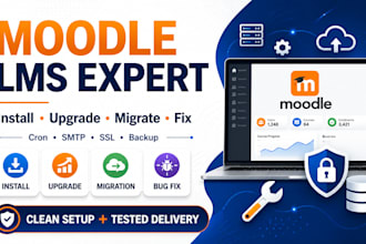 install, upgrade, migrate and configure your moodle lms