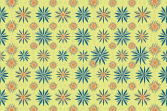 design professional repeat patterns for merchandise and products