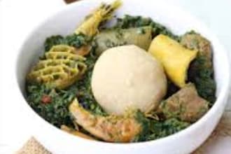 make eba and egusi for you