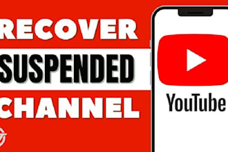 reinstate your youtube channel, fix demonetization, suspension