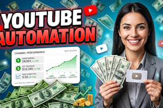 create faceless youtube automation channel and videos