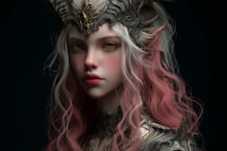 fantasy character art and unique fantasy character