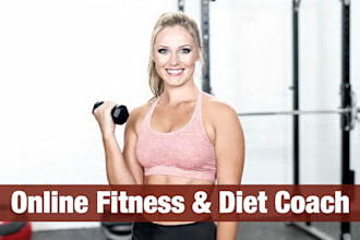 be your certified online fitness and diet coach for weight loss