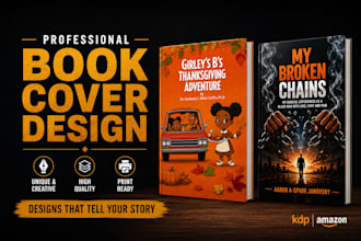 do professional and creative book cover design