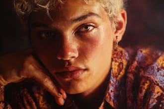 paint renaissance art oil painting portrait