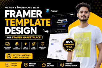 design and submit premium framer templates for framer marketplace