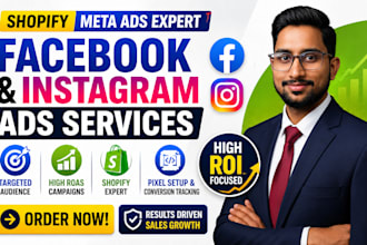 setup facebook ads campaigns instagram ads shopify fb meta ads campaign manager