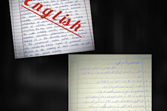 write anything by hand on paper