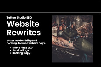 rewrite your tattoo studio website for SEO