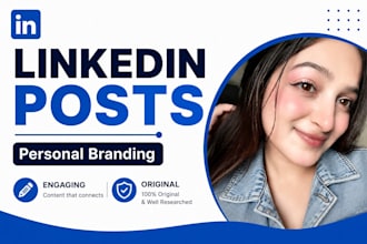 write high quality linkedin posts for personal branding