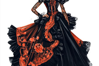 make a fashion illustration