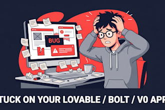 fix bugs and finish your lovable, bolt, or v0 ai app