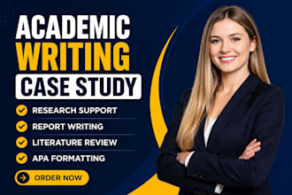 help with academic research and case study analysis