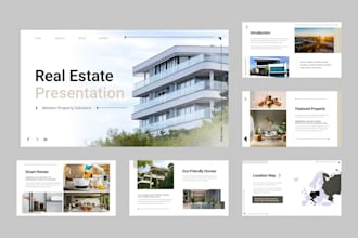 design modern real estate brochure architecture firms deck property development