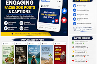 write engaging facebook posts and captions